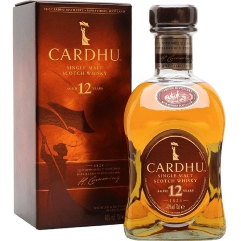 CARDHU 12 YEAR OLD WHISKY 700ML