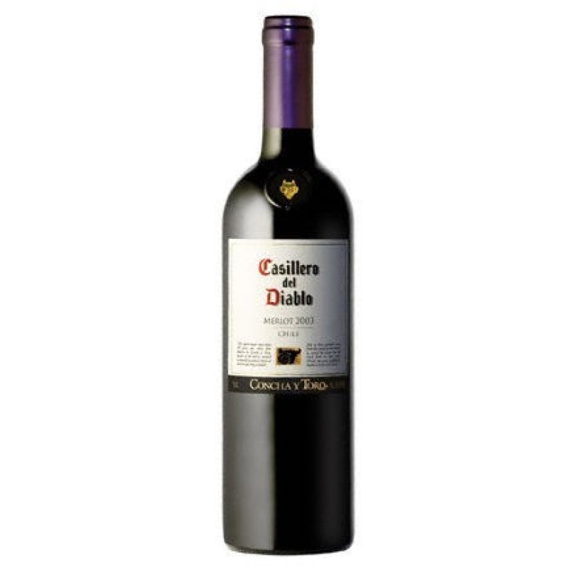 CASILLERO DEL DIABLO MERLOT RED WINE 750ML 