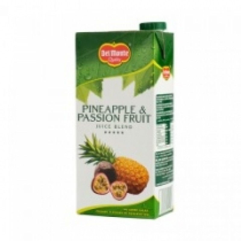 DEL MONTE PINEAPPLE N PASION FRUIT JUICE BLEND 1 LITRE