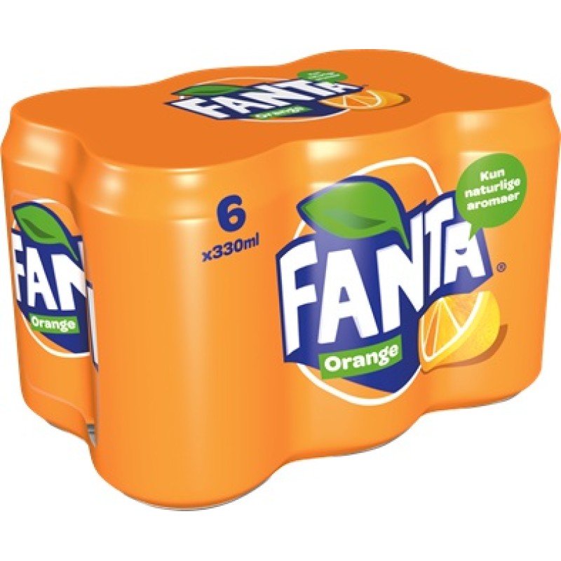 FANTA ORANGE  CANS 6PACK