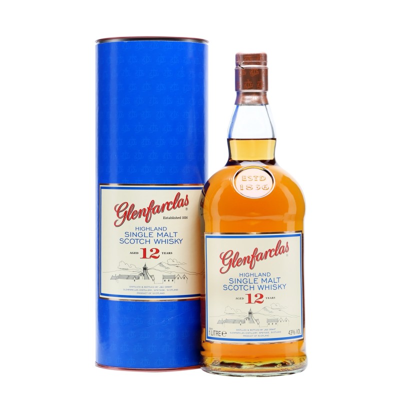 GLENFARCLAS 12 YEAR OLD WHISKEY 1L