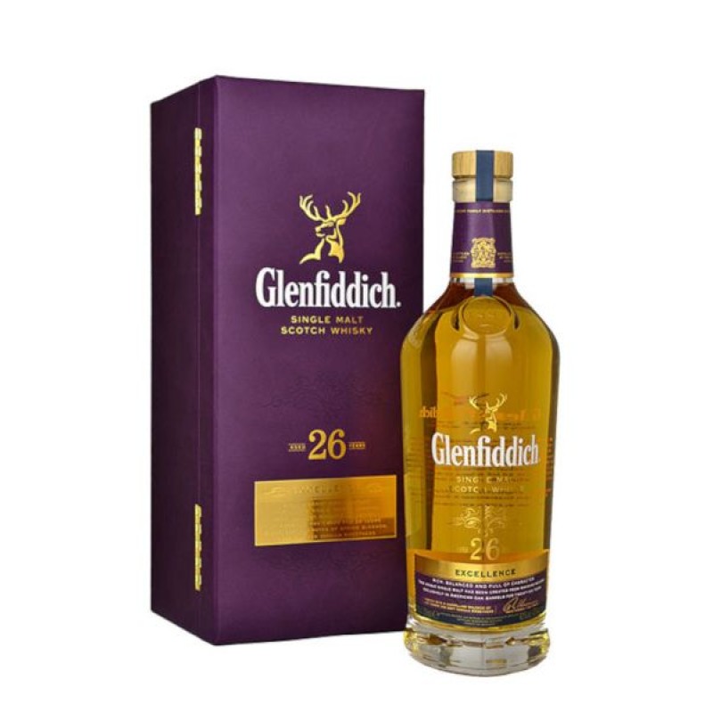 GLENFIDDICH 26 YEAR OLD WHISKY 700ML