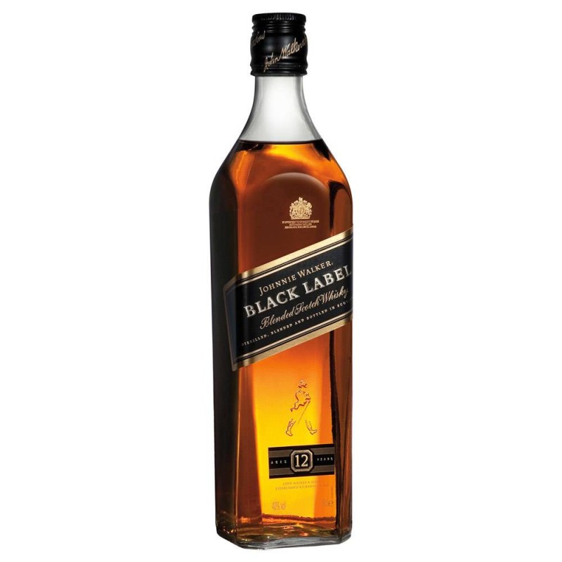 JOHNNIE WALKER BLACK LABEL WHISKY 375ML