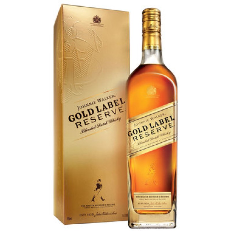 JOHNNIE WALKER GOLD LABEL RESERVE WHISKY 750ML