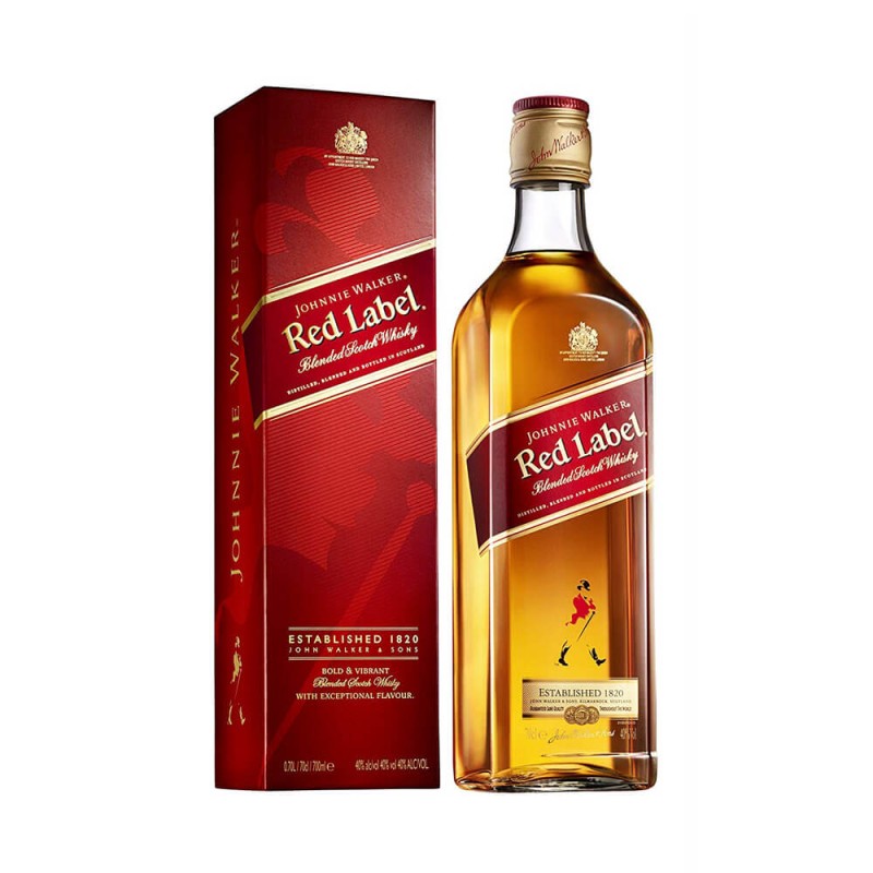 JOHNNIE WALKER RED LABEL WHISKY 750ML