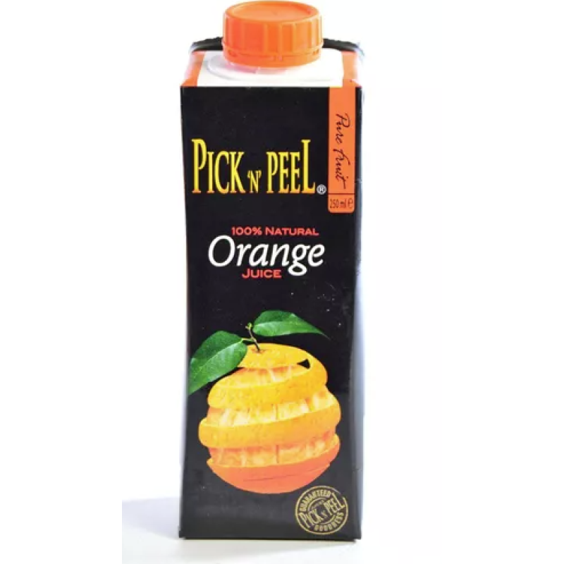 PICK N PEEL ORANGE JUICE 250ML