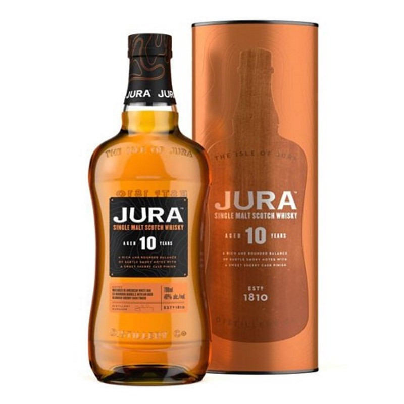 JURA 10 YEAR OLD WHISKY 700ML