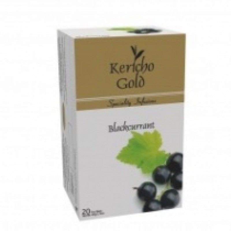 KERICHO GOLD BLACKCURRANT TEA BAGS 20's