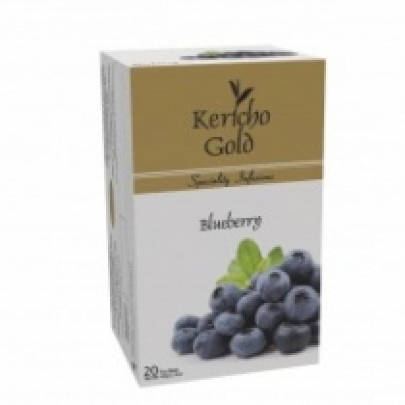 KERICHO GOLD BLUEBERRY TEA BAGS 20's