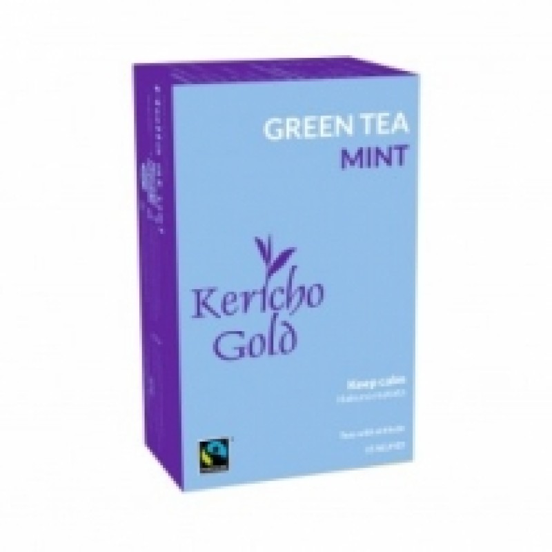 KERICHO GOLD GREEN TEA MINT TEA BAGS 25's