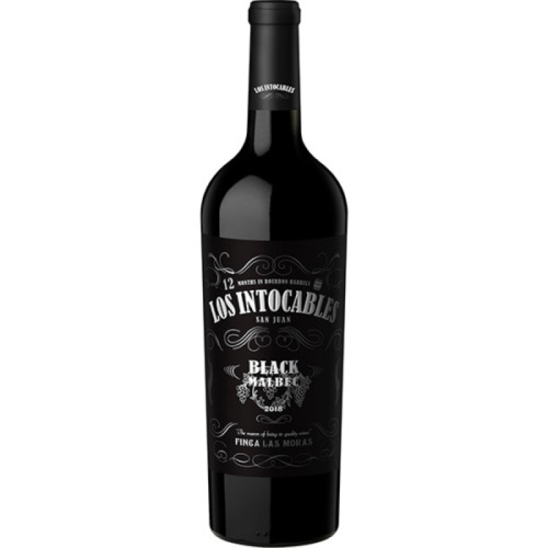 LOS INTOCABLES BLACK MALBEC 75CL