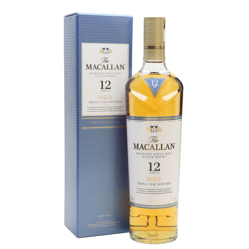 MACALLAN TRIPLE CASK 12 YEAR OLD WHISKY 700ML