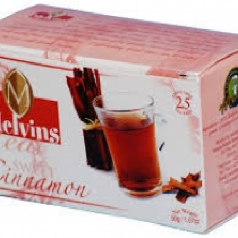 MELVINS TEA BAGS CINNAMON 25"S