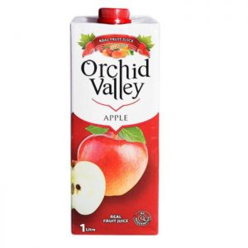 ORCHID VALLEY APPLE JUICE 1 LITRE