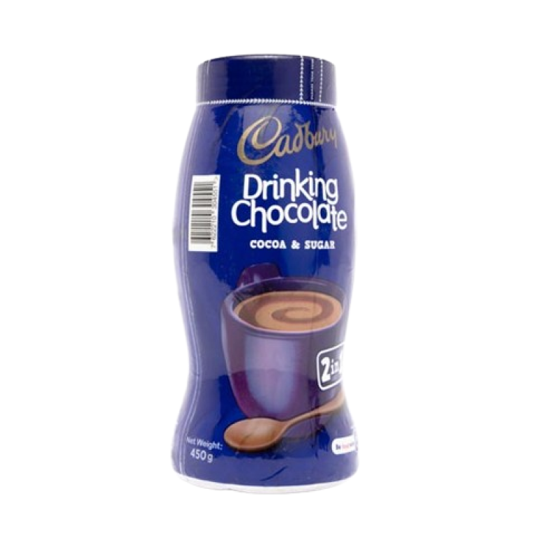 Cadbury 2 In 1 Drinking Chocolate Powder 450g