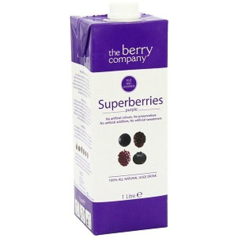 THE BERRY COMPANY SUPER BERRIES PURPLE AMBIENT JUICE 1LITRE 