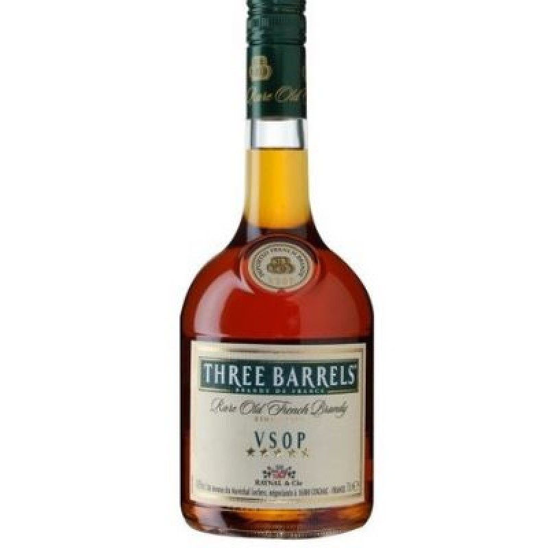 THREE BARRELS BRANDY 700ML