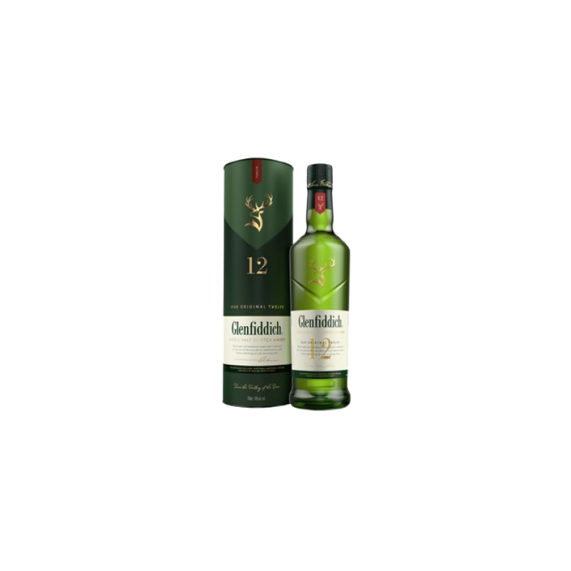 Glenfiddich 12 Year Old Single Malt Scotch Whisky 750ml