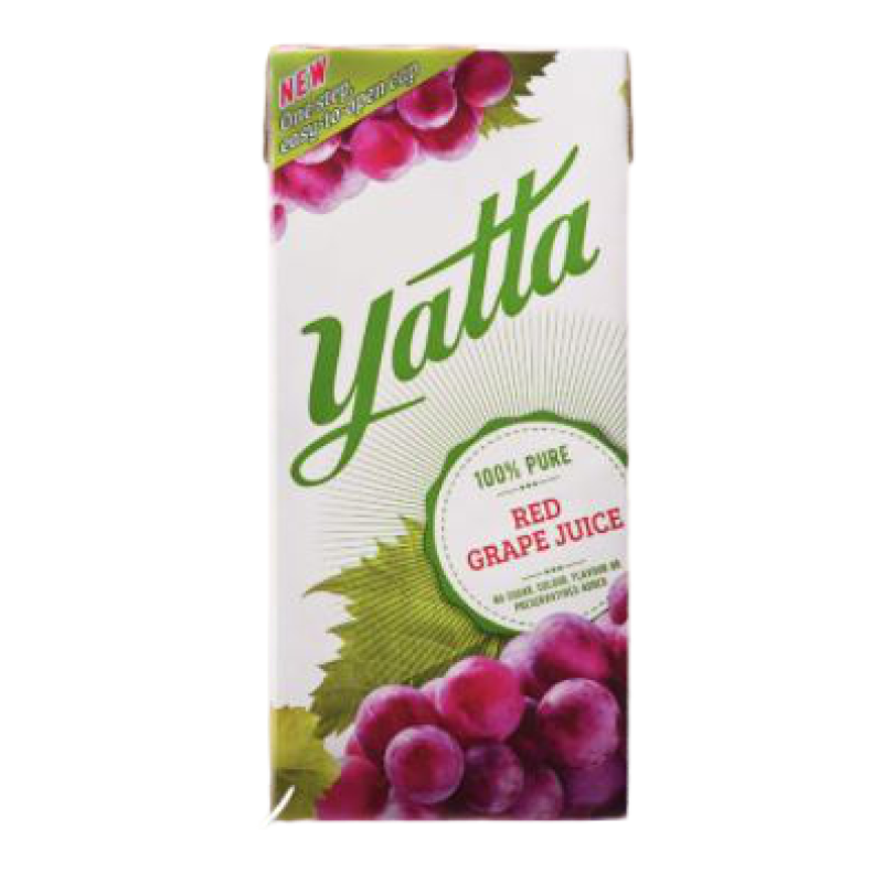 YATTA RED GRAPE  JUICE 1 LITRE 100% PURE