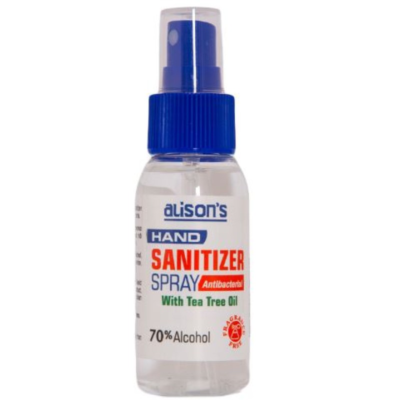 ALISON HAND SANITIZER SPRAY WITH TEA TREE OIL