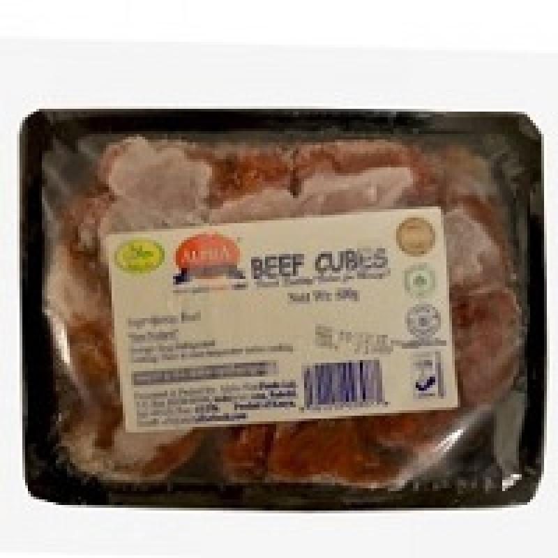 ALPHA BEEF CUBES 500G