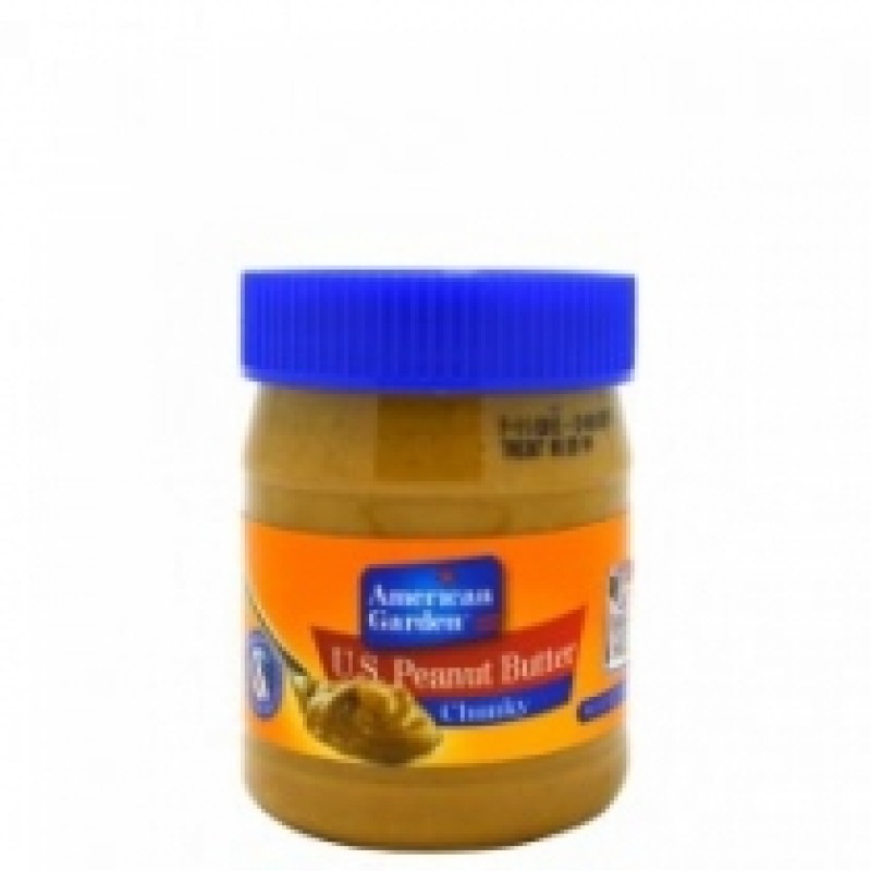 AMERICAN GARDEN 340G PEANUT BUTTER CRUNCHY