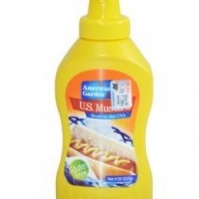 AMERICAN GARDEN YELLOW MUSTARD SQUEEZE 397G 