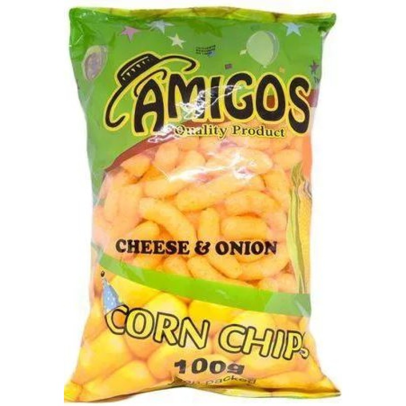 AMIGOS CORN AND ONION 100G