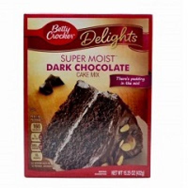 BETTY CROCKER SUPER MOIST DARK CHOCOLATE CAKE MIX 432G BETTY CROCKER SUPER MOIST DARK CHOCOLATE CAKE MIX 432G