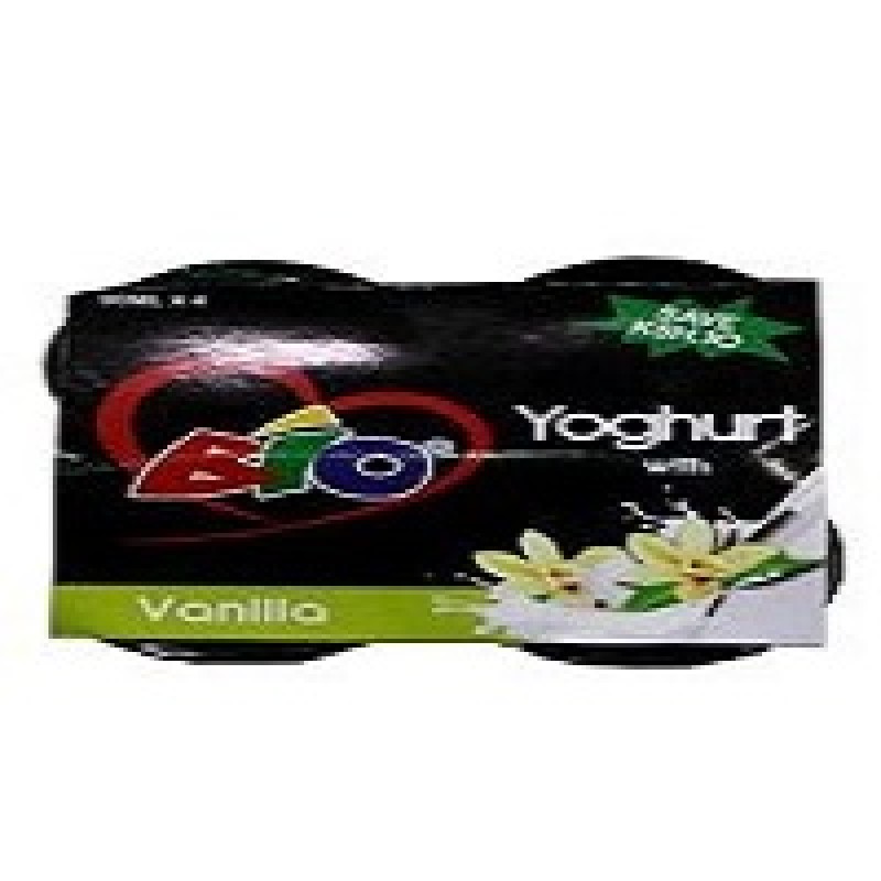 BIO YOGHURT WITH REAL VANILLA 90ML 4 PCS 