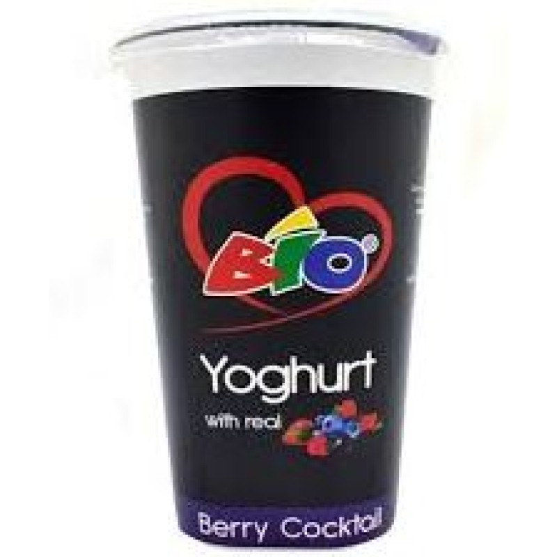 BIO REAL BERRY COCKTAIL YOGHURT 450ML