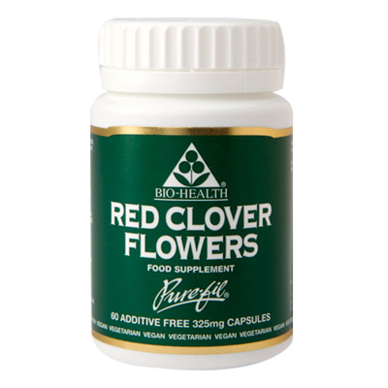 BIO HEALTH RED CLOVER FLOWERS 325MG 60 CAPSULES