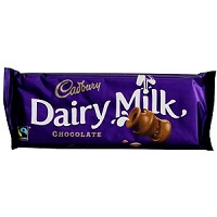 Cardbury Dairy Milk Chocolate Bar 150g 