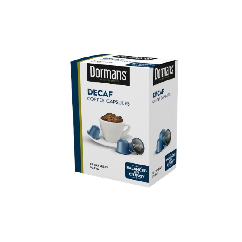 Dormans Decaf Coffee Capsules 125g Dormans Decaf Coffee Capsules 125g