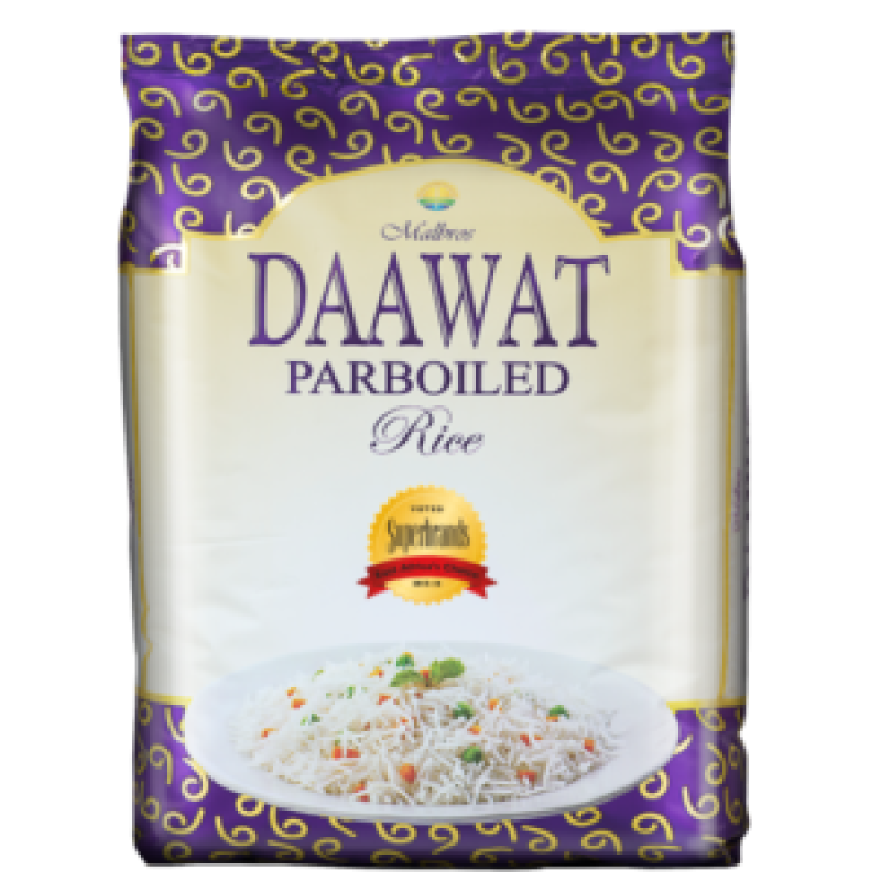 DAAWAT PARBOILED RICE 2KG