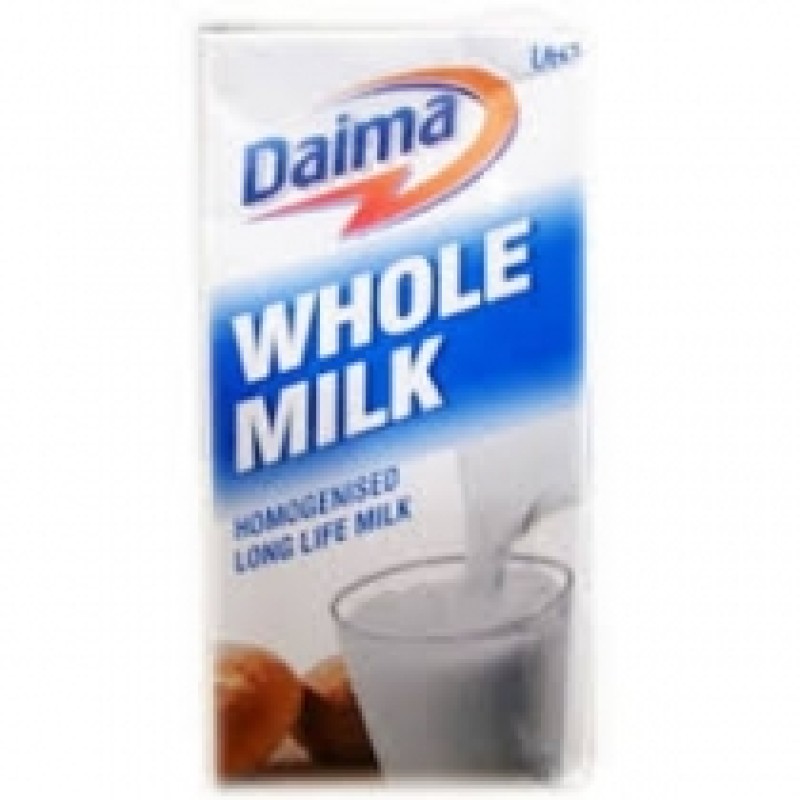 DAIMA UHT WHOLE MILK 1 LITRES