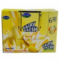 BROOKSIDE DAIRY FRESH 6 PACK BANANA FLAVOURED MILK 250ML