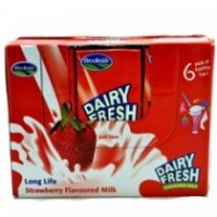 BROOKSIDE DAIRY FRESH 6 PACK STRAWBERRY FLAVOURED MILK 250ML