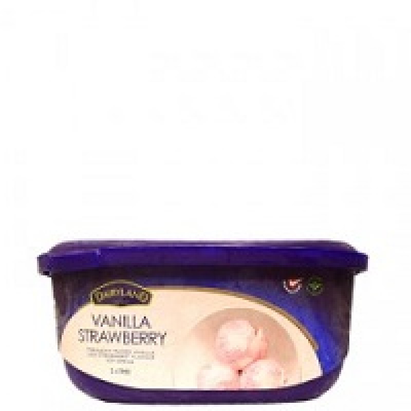 DAIRYLAND VANILLA STRAWBERRY ICE CREAM 2L