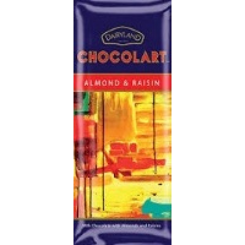 DAIRYLAND CHOCOLART ALMOND AND RAISIN 90G