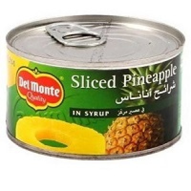 DEL MONTE SLICED PINEAPPLE IN SYRUP 200G