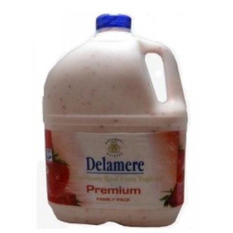 DELAMERE FLAVORED YOUGHURT STRAWBERRY 3L