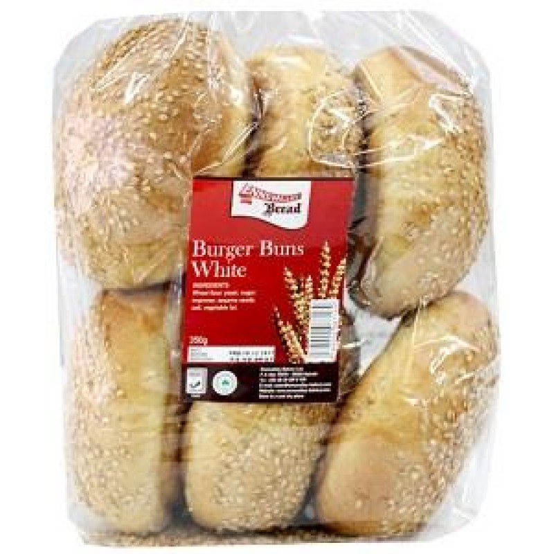 ENNSVALLEY BURGER BUN WHITE 6PCS