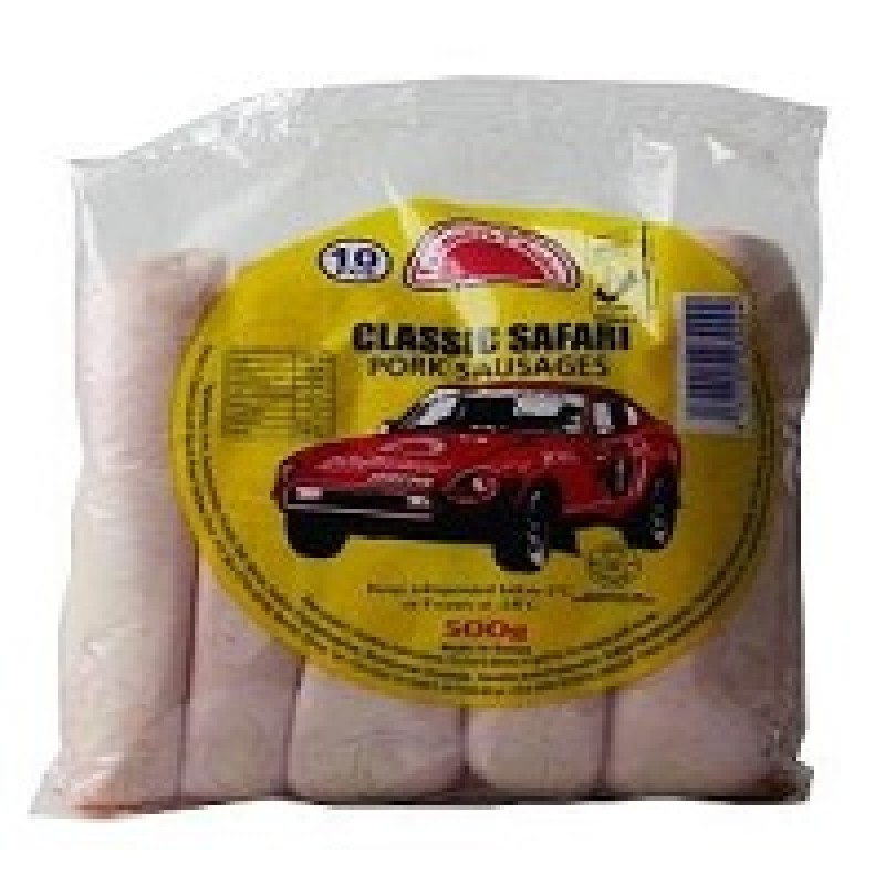 FARMER'S CHOICE CLASSIC SAFARI PORK SAUSAGES 500 G