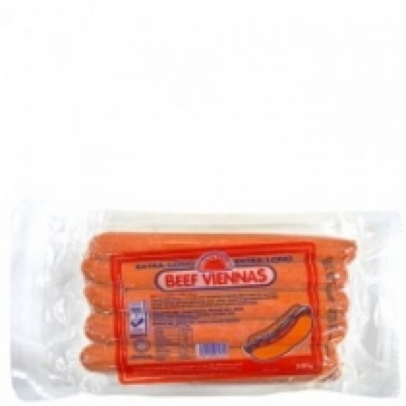 FARMERS CHOICE 500G BEEF VIENNA EX - LONG