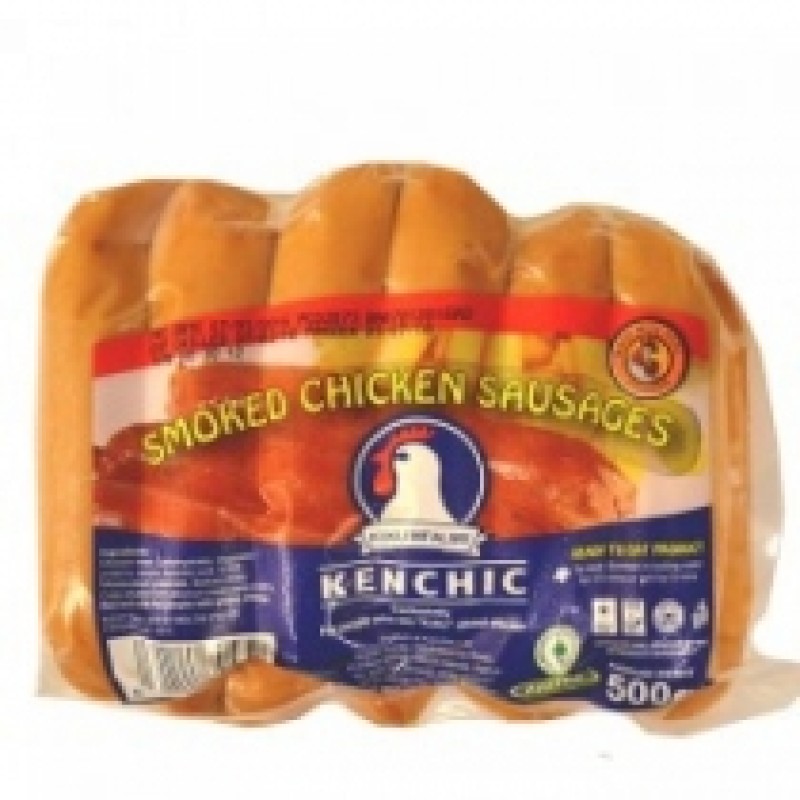 FRESH KENCHIC 500G CHICKEN SMOKED SAUSAGE