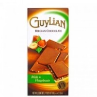 GUYLIAN 100G MILK CHOCOLATE WITH HAZELNUT