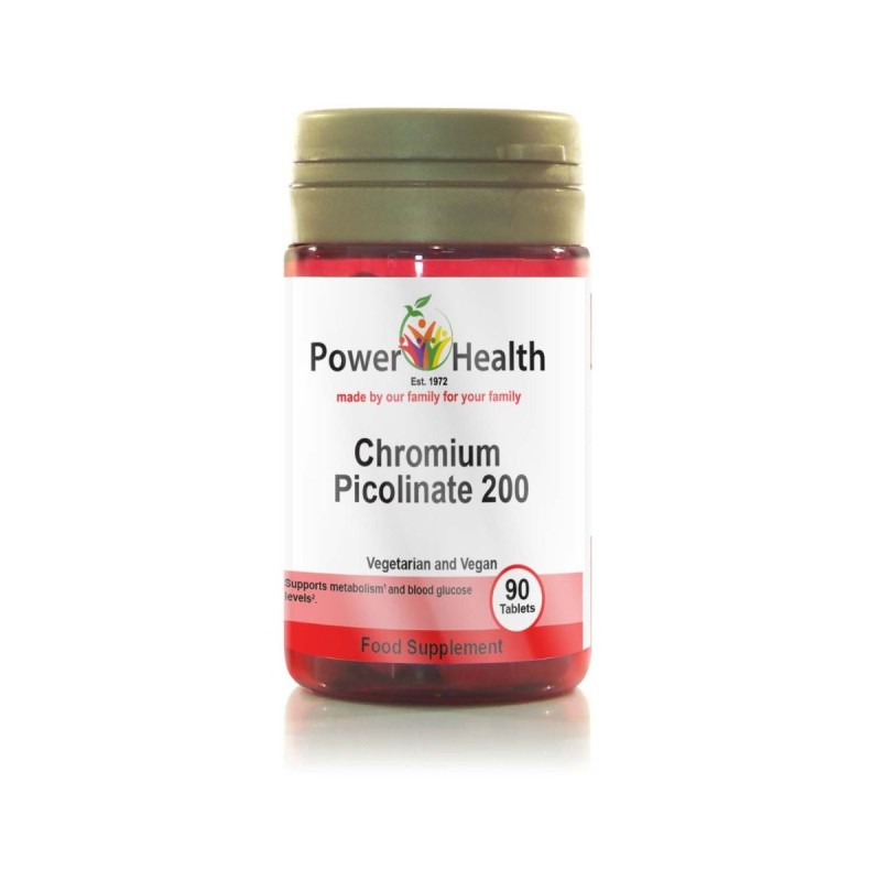 HEALTH AID CHROMIUM PICOLINATE 200Ug TAB 60 S