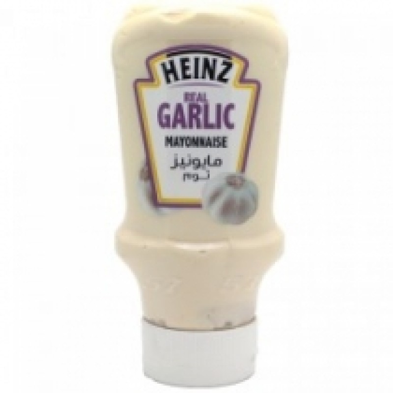 HEINZ 400ML REAL GARLIC MAYONNAISE