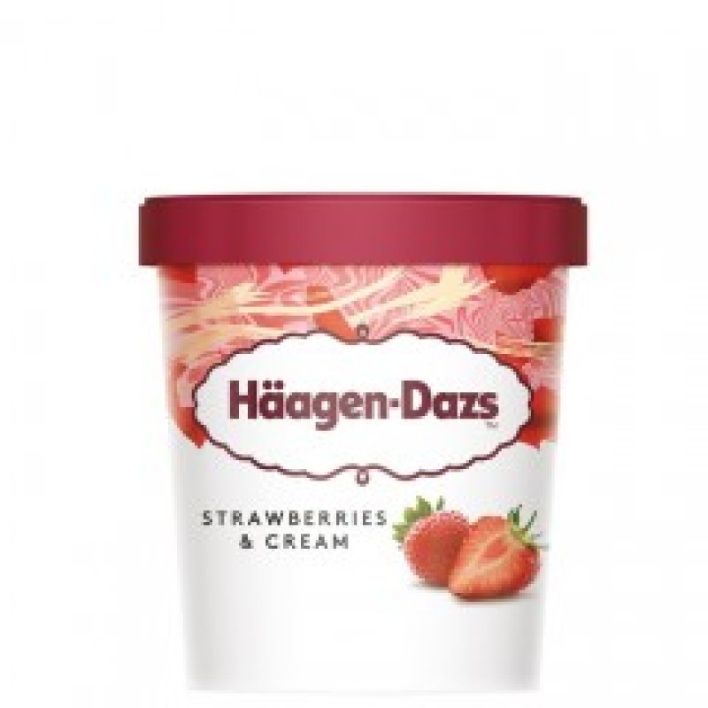 Häagen-Dazs STRAWBERRIES AND CREAM 500ML 